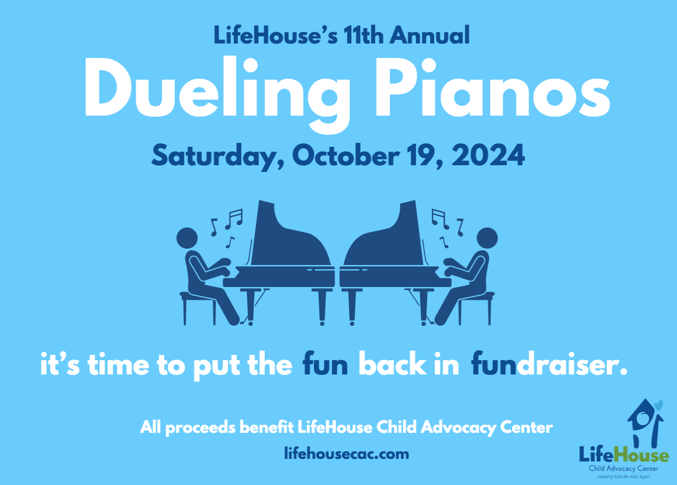 LifeHouse Child Advocacy Center – 11th Annual Dueling Pianos